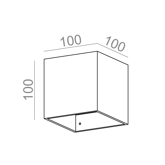 Aqform Maxi Cube 22411-0000-U8-PH-13 Biały Kinkiet